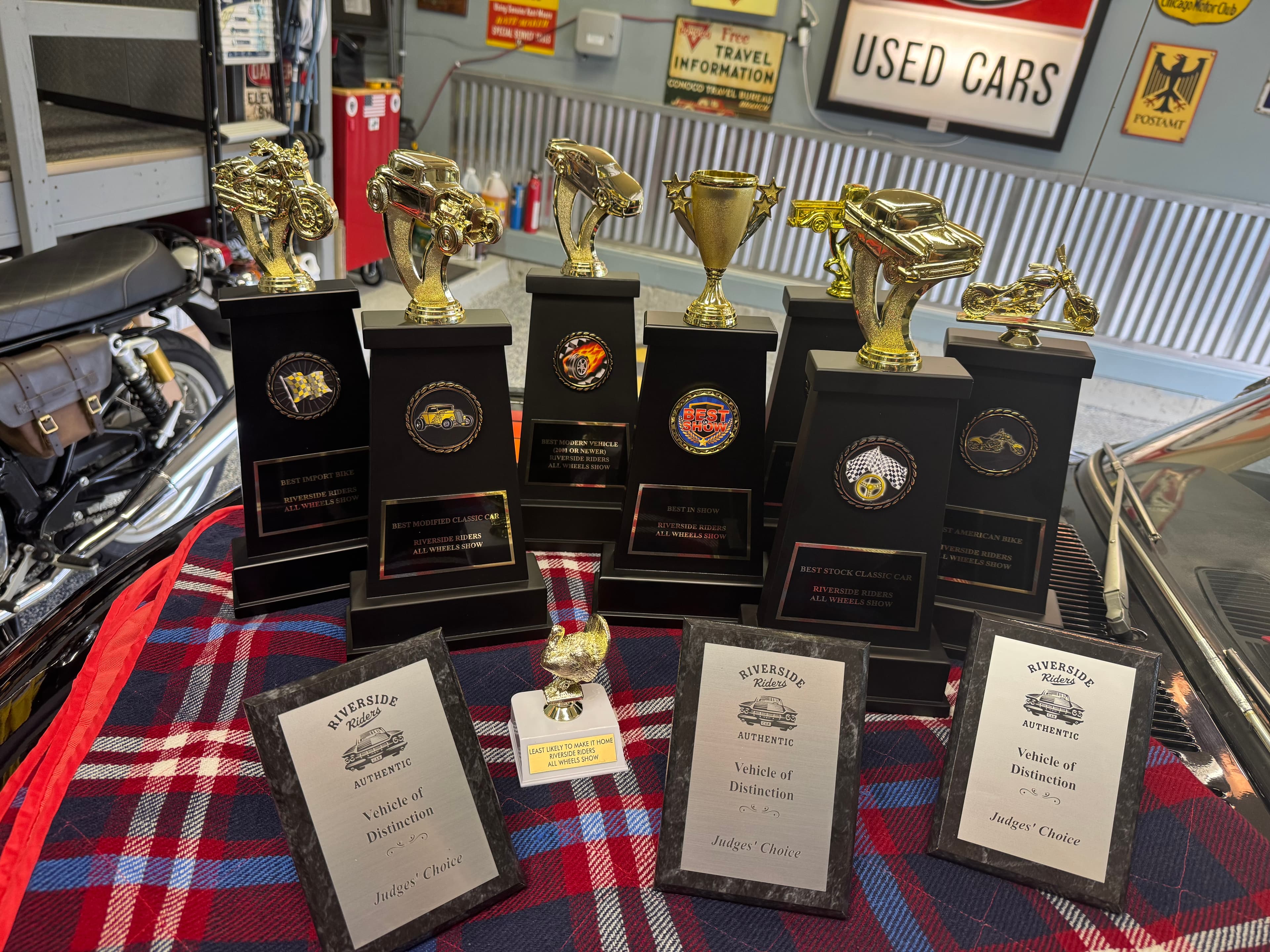 Hot rods, muscle cars, and modified classics on display at the Fox Valley car show in St. Charles IL